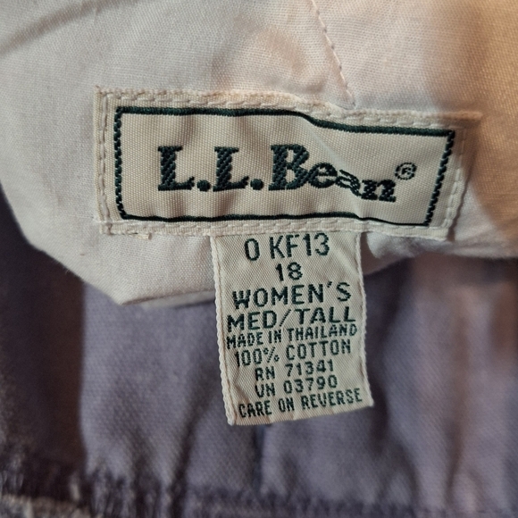 L.L Bean Vintage Lavender Jeans Ladies 18 Med Tall Western Cowboy FARM Denim - Picture 5 of 5